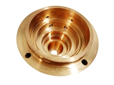 車銑複合，4軸5軸零件-T2紫銅_表麵鈍化_五軸